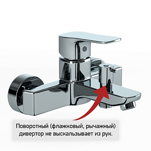 Смеситель для ванны PAINI Viva Style P4CR111 хром купить в интернет-магазине сантехники Sanbest