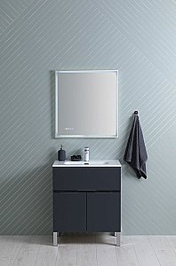 Зеркало Aquanet Оптима 288964 70 белый матовый в ванную от интернет-магазине сантехники Sanbest