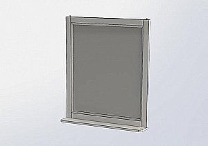 Зеркало Aquanet Бостон 80 ясень в ванную от интернет-магазине сантехники Sanbest