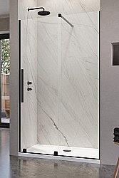 Душевая дверь Radaway Furo Black DWJ 120 стекло прозраное/профиль черный матовый купить в интернет-магазине Sanbest