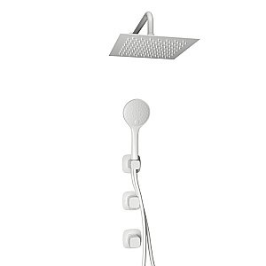 Душевая система WasserKRAFT Saale 9500 SET2839 белый Soft-touch матовый купить в интернет-магазине сантехники Sanbest