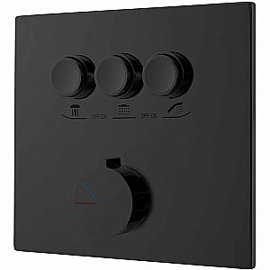 Душевая система Vincea VSFW-4311RMB черная матовая купить в интернет-магазине сантехники Sanbest