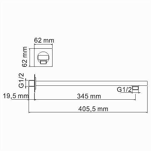 Душевая система WasserKRAFT Ems A7651.303.183.256.280.197.346 золото глянцевое купить в интернет-магазине сантехники Sanbest
