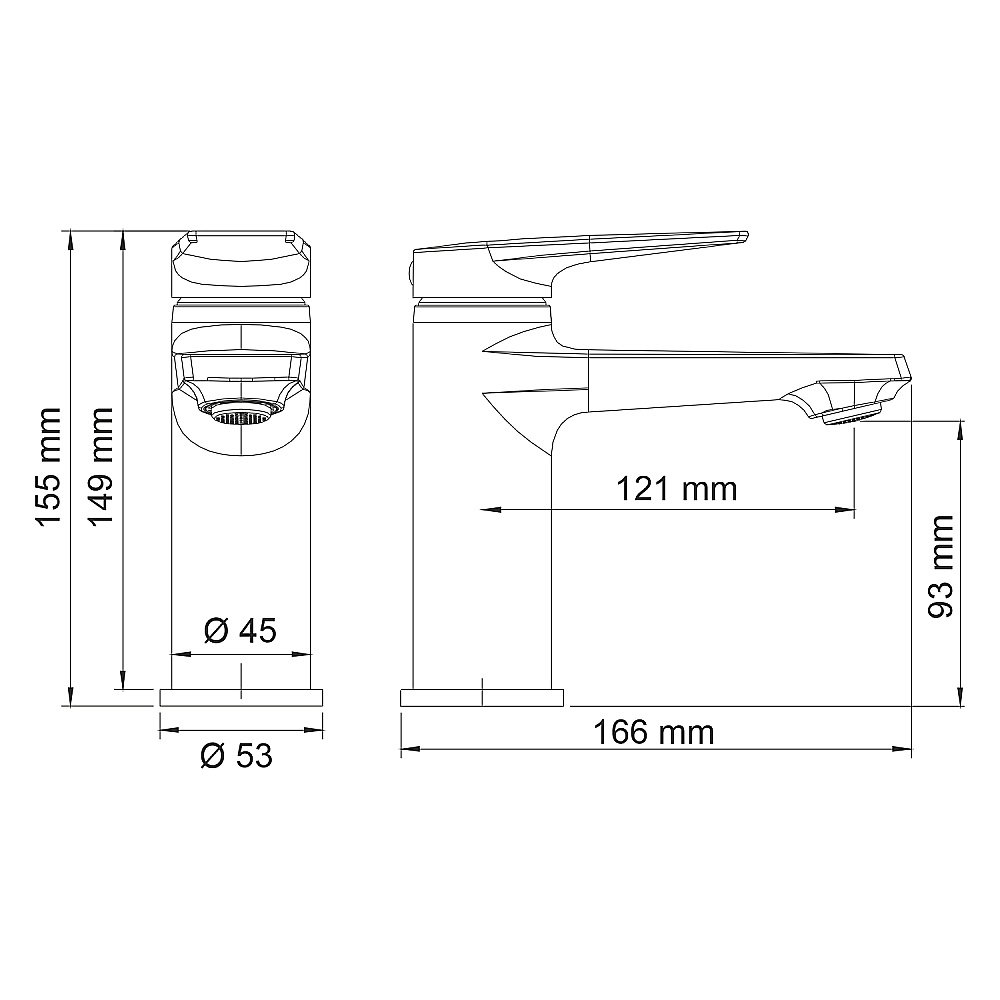 Смеситель для раковины WasserKRAFT Lopau 3203 купить в интернет-магазине сантехники Sanbest