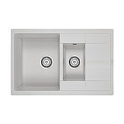 Мойка кухонная Paulmark Feste PM237850-WH Белая купить в интернет-магазине сантехники Sanbest