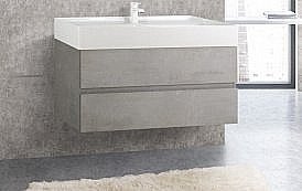 Тумба под раковину Cezares Molveno 100 светло-серая купить в интернет-магазине сантехники Sanbest