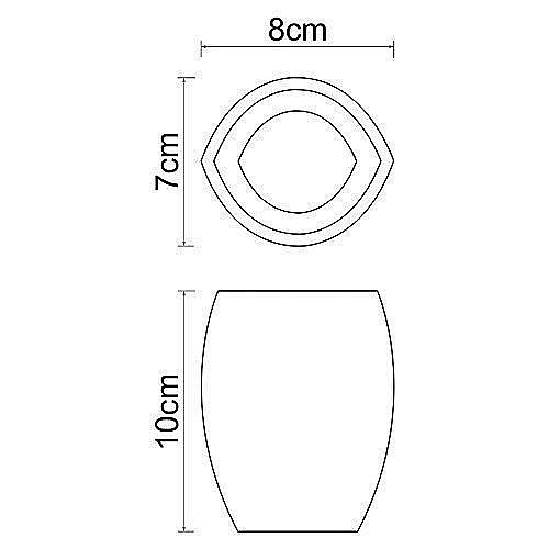 Стакан для зубных щеток WasserKRAFT Eider K-33328 купить в интернет-магазине сантехники Sanbest