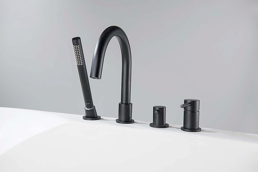 Смеситель на борт ванны Aquatek Европа AQ1348MB черный матовый купить в интернет-магазине сантехники Sanbest