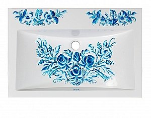 Раковина Эстет Монако 70 цвет по RAL c блестками купить в интернет-магазине Sanbest