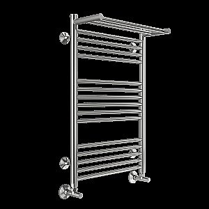 Полотенцесушитель водяной Terminus Аврора П16 500х800 с полкой купить в интернет-магазине сантехники Sanbest