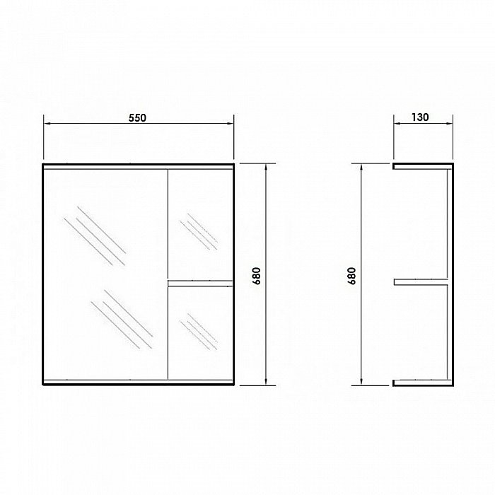 Зеркало Orange Рио Ri-56ZE в ванную от интернет-магазине сантехники Sanbest