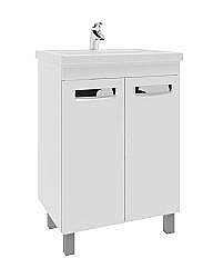 Тумба для раковины VIGO Plaza tn.PLA.FOS.60.2D белая купить в интернет-магазине сантехники Sanbest