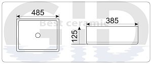 Раковина GID 9132 купить в интернет-магазине Sanbest