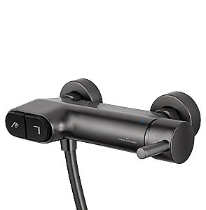 Смеситель для душа с встроенным изливом WONZON & WOGHAND MUSE Corno, Темный графит (WW-A30902-BGG) купить в интернет-магазине сантехники Sanbest