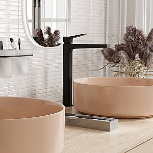 Смеситель для раковины WasserKRAFT Bever 2403H черный матовый купить в интернет-магазине сантехники Sanbest