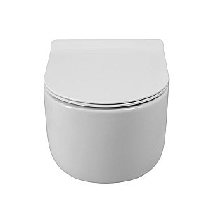 Унитаз подвесной BelBagno SOFT-TOR BB084CH-TOR безободковый, слив-торнадо купить в интернет-магазине Sanbest