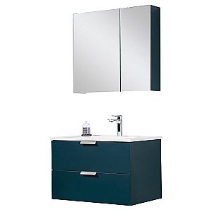 Тумба с раковиной Orans BC-0901 80 Matt Ocean Blue для ванной в интернет-магазине Sanbest