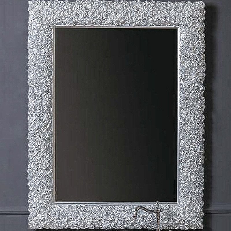 Зеркало Boheme NeoArt Rose 547 серебро в ванную от интернет-магазине сантехники Sanbest