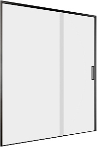 Душевая дверь Aquanet Pleasure Evo 150 AE65-N150-BT стекло прозрачное/профиль черный купить в интернет-магазине Sanbest