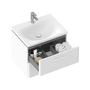 Тумба с раковиной Ravak SD BALANCE II 60 X000001814 белый для ванной в интернет-магазине Sanbest