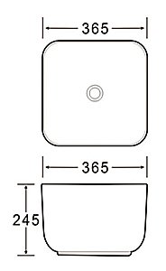 Раковина SantiLine 36,5 SL-1111MP персиковая матовая купить в интернет-магазине Sanbest