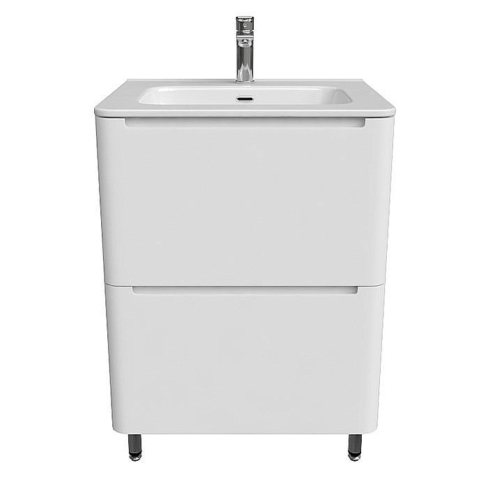 Тумба с раковиной Iddis Edifice EDI60WFi95K 60 белая для ванной в интернет-магазине Sanbest