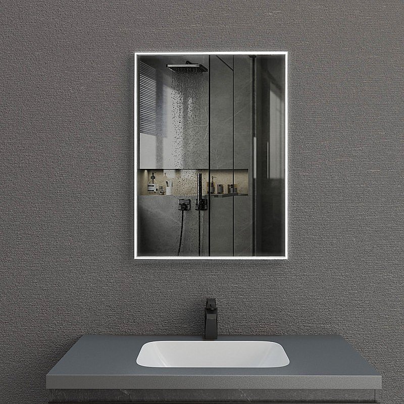 Зеркало ESBANO ES-3803HD 60 хром в ванную от интернет-магазине сантехники Sanbest