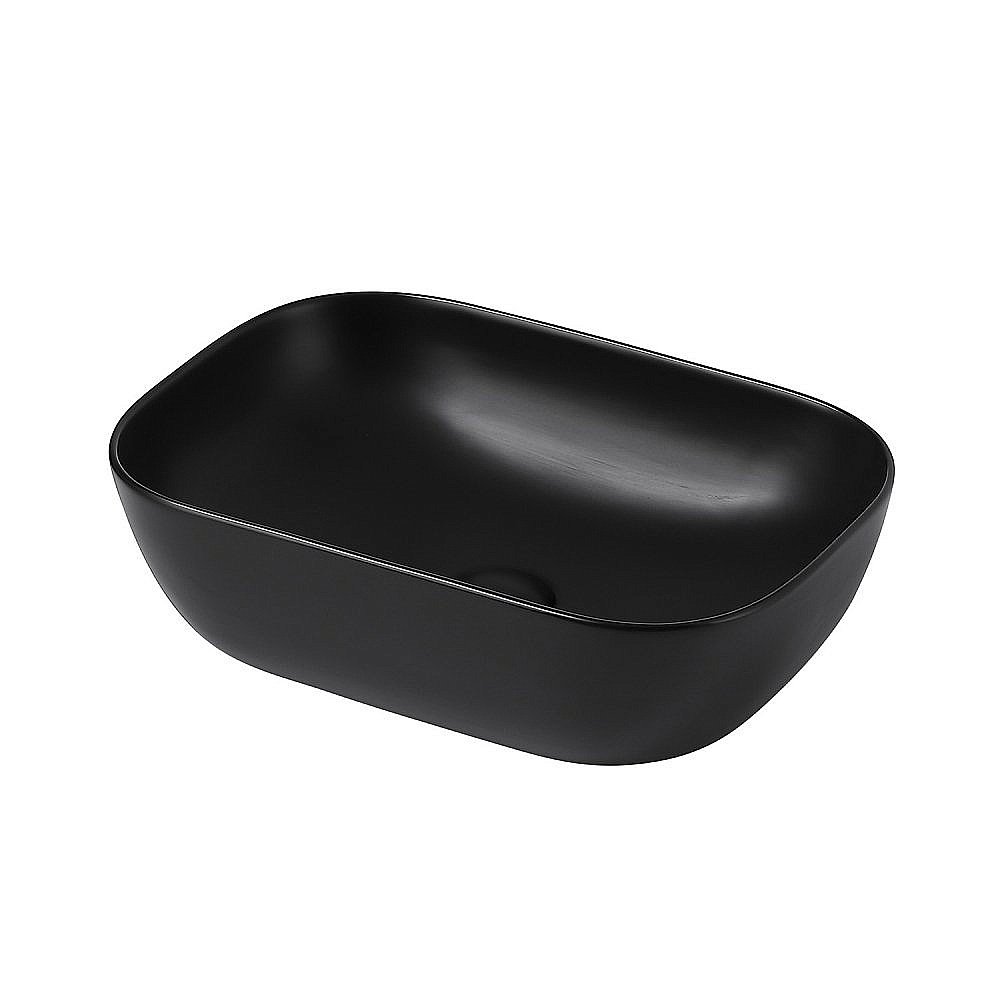 Раковина накладная ABBER Rechteck AC2200MB черная матовая купить в интернет-магазине Sanbest