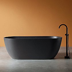 Ванна отдельностоящая Abber FRANKFURT AM9941B 170х75 черная купить в интернет-магазине Sanbest