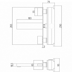 Смеситель для раковины Abber Daheim AF82122NG никель матовый купить в интернет-магазине сантехники Sanbest