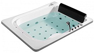 Ванна акриловая Gemy Water Channel G9265 K 200x152 белая с гидромассажем купить в интернет-магазине Sanbest