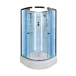 Душевая кабина DTO Серия ЕМ ЕМ2790 N LED 90x90 купить в интернет-магазине Sanbest