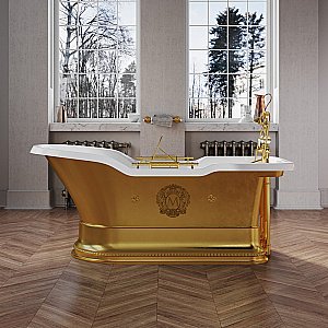 Ванна Migliore IMPERO PODIUM 26351 180х87 белая,золото купить в интернет-магазине Sanbest