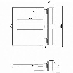 Смеситель для раковины Abber Daheim AF82122NG никель матовый купить в интернет-магазине сантехники Sanbest