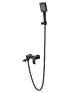 Смеситель для ванны с душем WONZON & WOGHAND FIT, Черный матовый (WW-88639009-MB) купить в интернет-магазине сантехники Sanbest