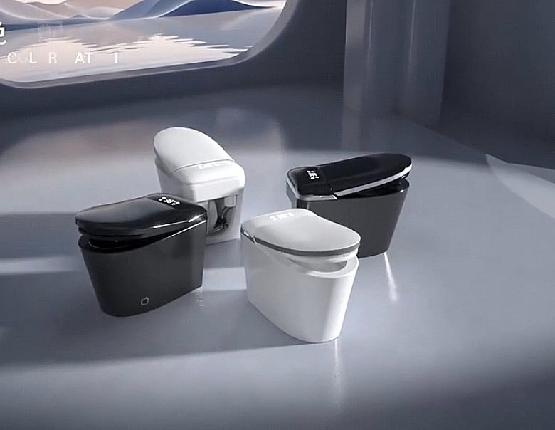 Унитаз приставной с функцией биде SantiLine SL-5036 белый, безободковый, с крышкой микролифт, слив торнадо купить в интернет-магазине Sanbest