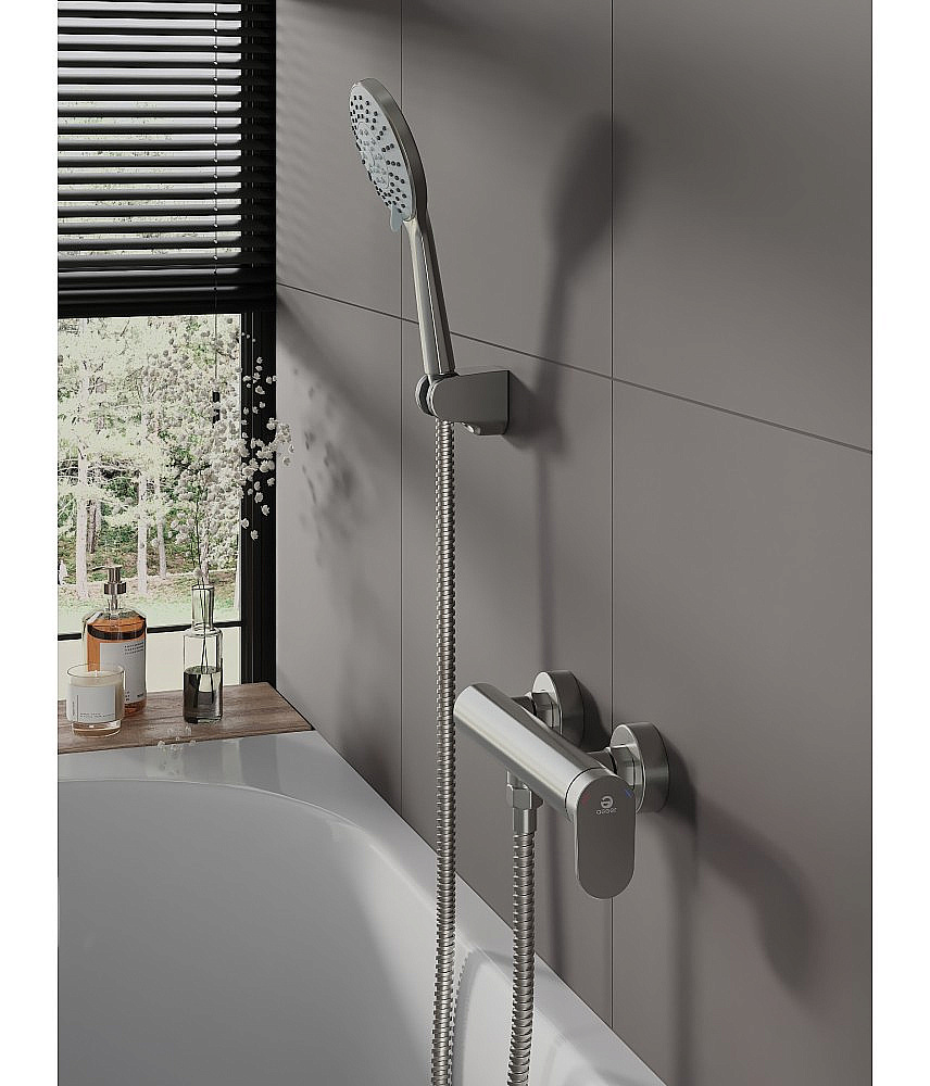 Смеситель для душа Agger Sweet A2720022 сатин матовый купить в интернет-магазине сантехники Sanbest