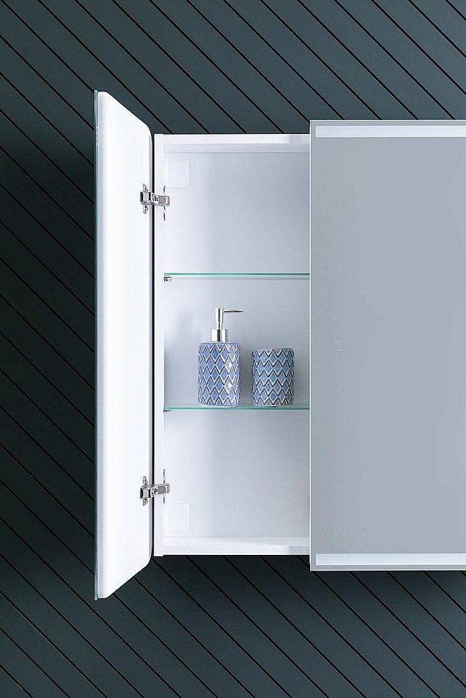 Зеркальный шкаф Aquanet Оптима 311862 80 купить в интернет-магазине сантехники Sanbest