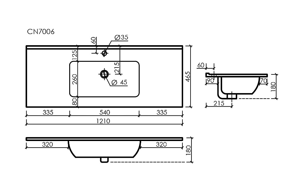 Тумба с раковиной Sancos Velta 120 VL120WG+CN7006 теплый серый матовая/раковина белая, с отверстием для ванной в интернет-магазине Sanbest