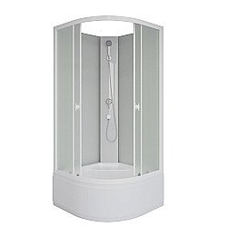 Душевая кабина Niagara "Promo" P100/40/MT/BK, 100x100, ABS-пластик купить в интернет-магазине Sanbest