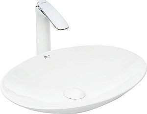 Накладная раковина WeltWasser WW ELBACH 10255 50 белая купить в интернет-магазине Sanbest