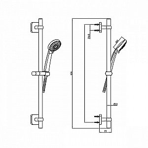 Душевой гарнитур Iddis Bild BIL3F65i16 купить в интернет-магазине сантехники Sanbest