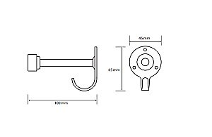 Дверной упор Bemeta Hotel 346218125 нержавеющая сталь матовая купить в интернет-магазине сантехники Sanbest