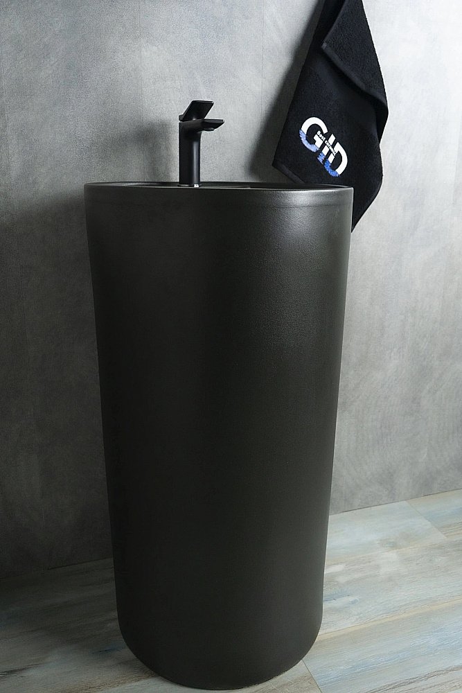 Раковина напольная Gid Autonomo 45 Nb135bg 81109 черная графит купить в интернет-магазине Sanbest