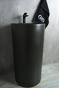 Раковина напольная Gid Autonomo 45 Nb135bg 81109 черная графит купить в интернет-магазине Sanbest