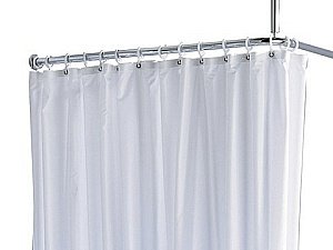 Текстильная шторка для ванной KEUCO PLAN 14943000130 белый купить в интернет-магазине сантехники Sanbest