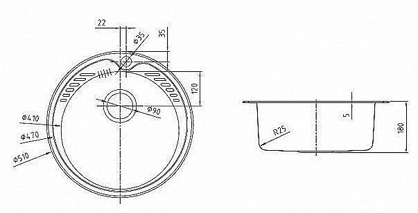 Кухонная мойка &quot;шелк&quot; IDDIS Suno SUN51S0i77 купить в интернет-магазине сантехники Sanbest