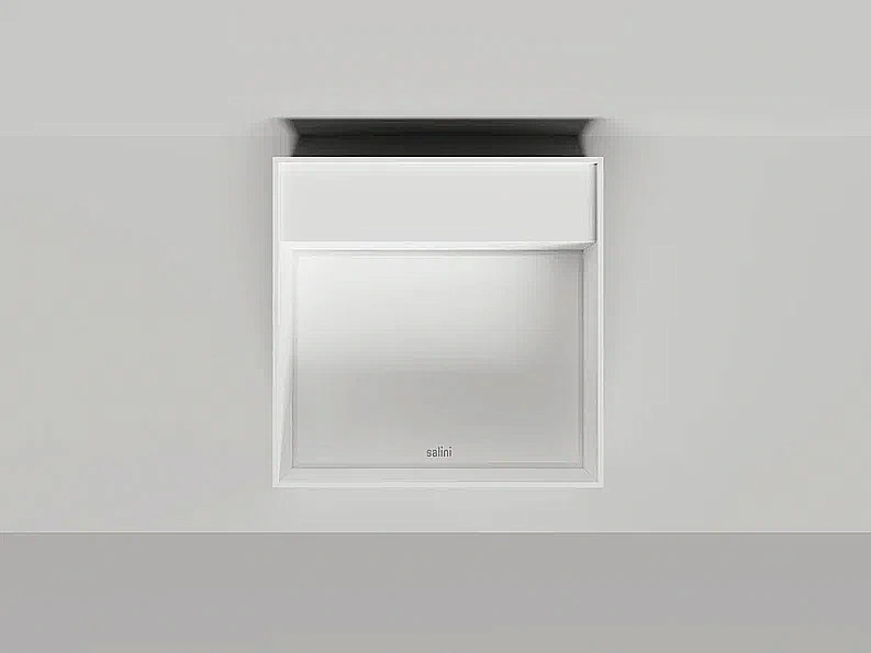 Раковина накладная Salini ARMONIA SQUARE TOP 02 S-Sense 130512TG 45 без отверстия под смеситель, белая купить в интернет-магазине Sanbest