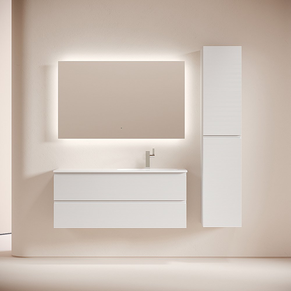 Тумба с раковиной Sancos Folk FL120W 120 Bianco для ванной в интернет-магазине Sanbest