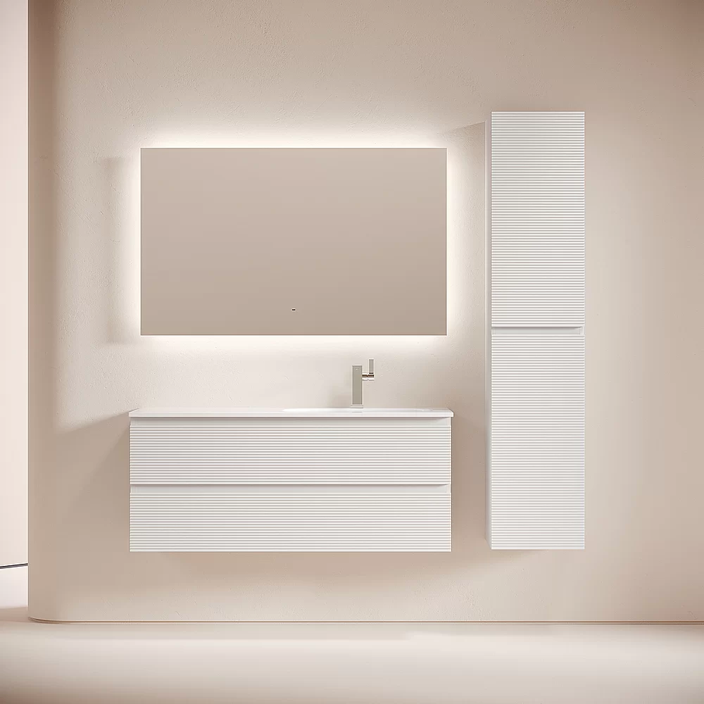 Тумба с раковиной Sancos Folk FL120W 120 Bianco для ванной в интернет-магазине Sanbest
